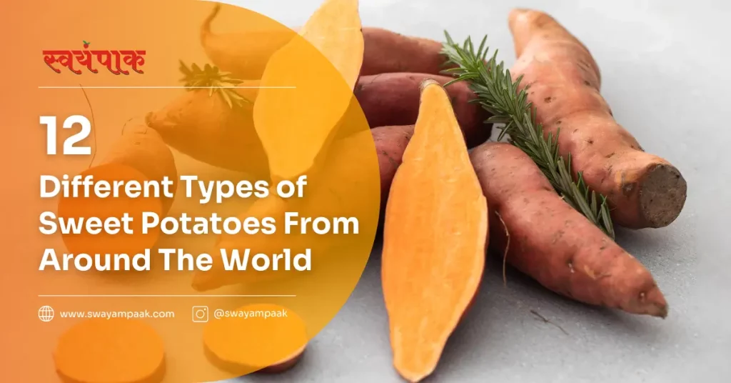 different types of sweet potatoes