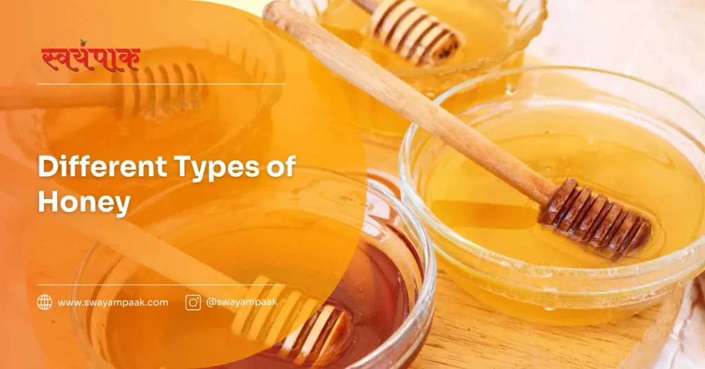 Different types of Honey