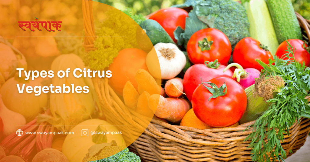 types of citrus vegetables