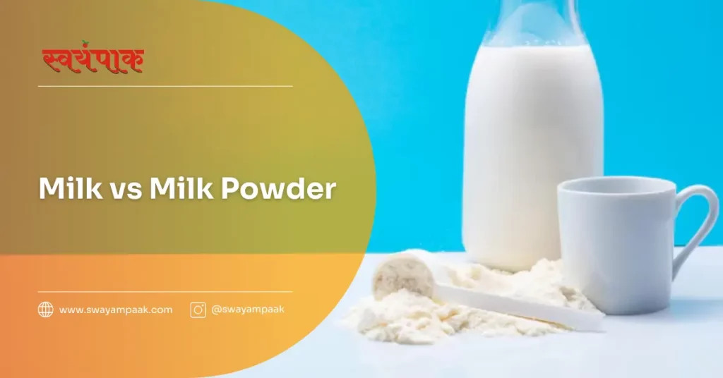 Milk vs Milk Powder