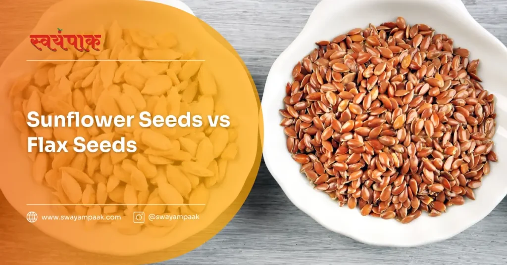 Sunflower seeds vs Flax seeds