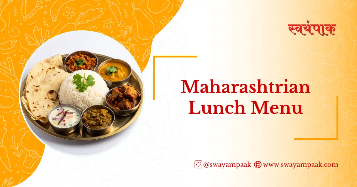Maharashtrian Lunch Menu dishes